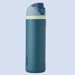 Owala Insulated Bottle in Teal with Light Blue Accent